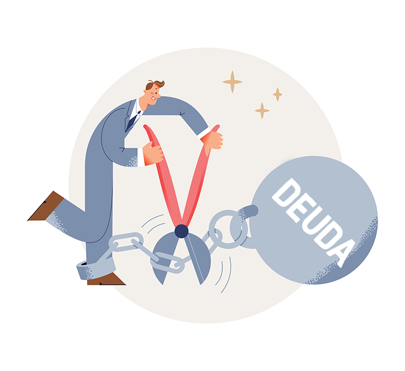 cortar deuda